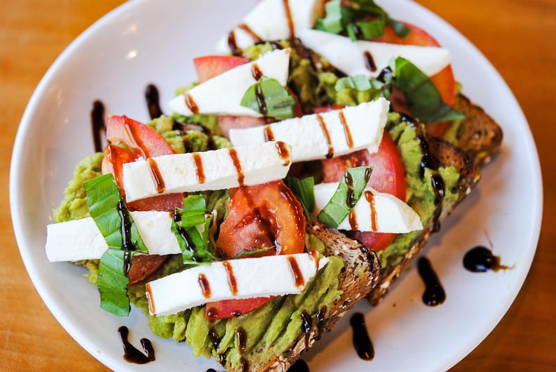 Caprese Stuffed Avocado
